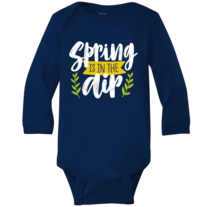 Spring Is In The Air Cute Season Baby Long Sleeve Bodysuit