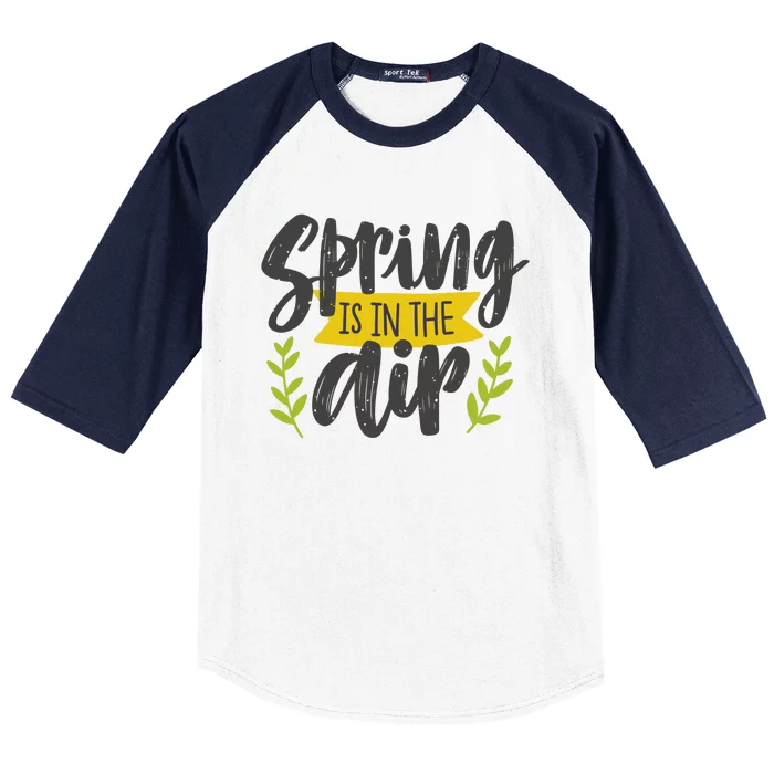 Spring Is In The Air Cute Season Baseball Sleeve Shirt