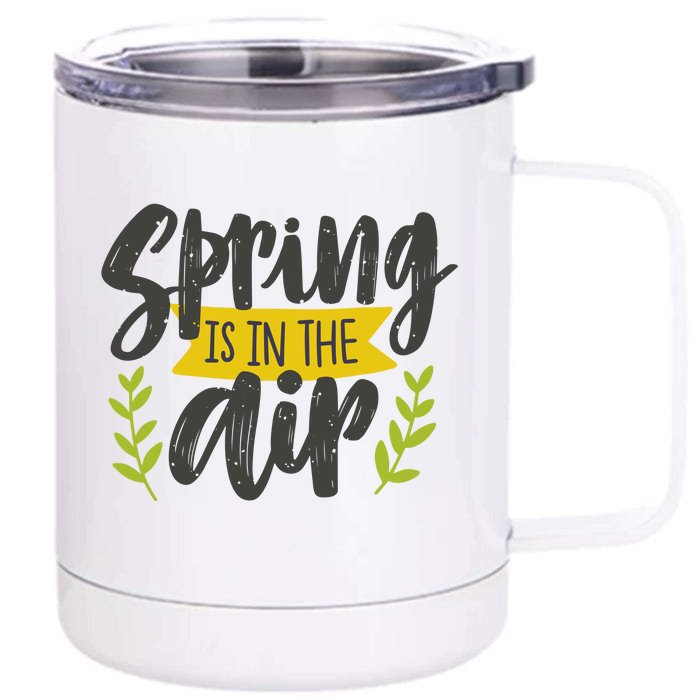 Spring Is In The Air Cute Season Front & Back 12oz Stainless Steel Tumbler Cup