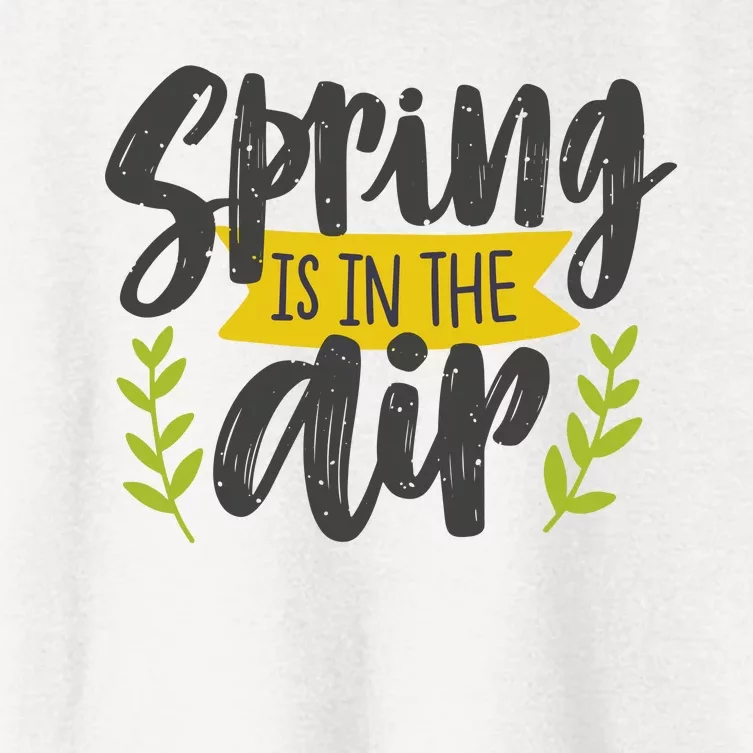 Spring Is In The Air Cute Season Women's Crop Top Tee