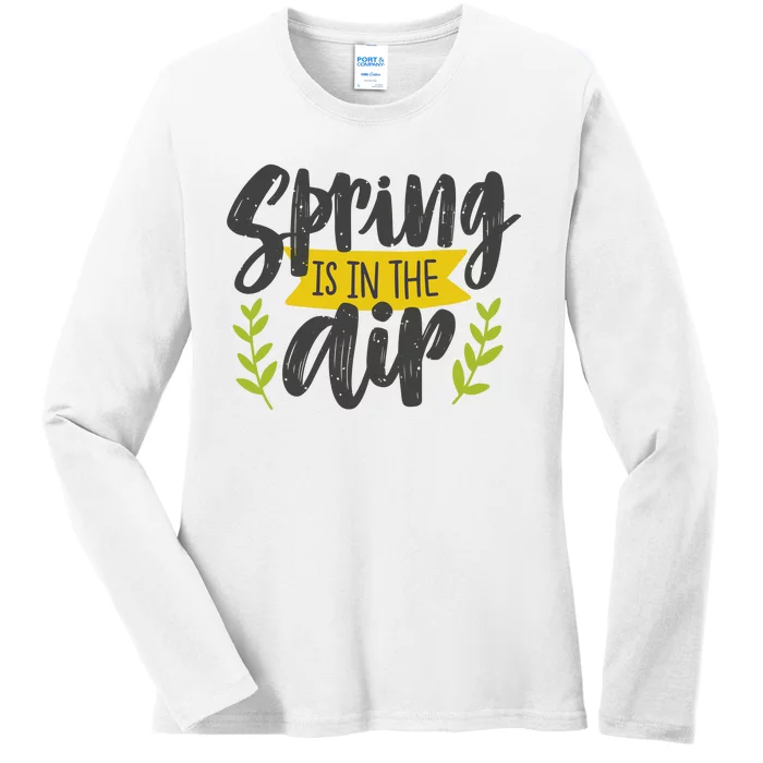 Spring Is In The Air Cute Season Ladies Long Sleeve Shirt