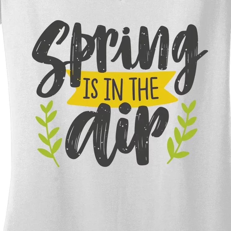 Spring Is In The Air Cute Season Women's V-Neck T-Shirt