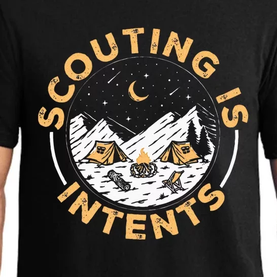 Scouting Is Intents Scout Funny Camping Pajama Set