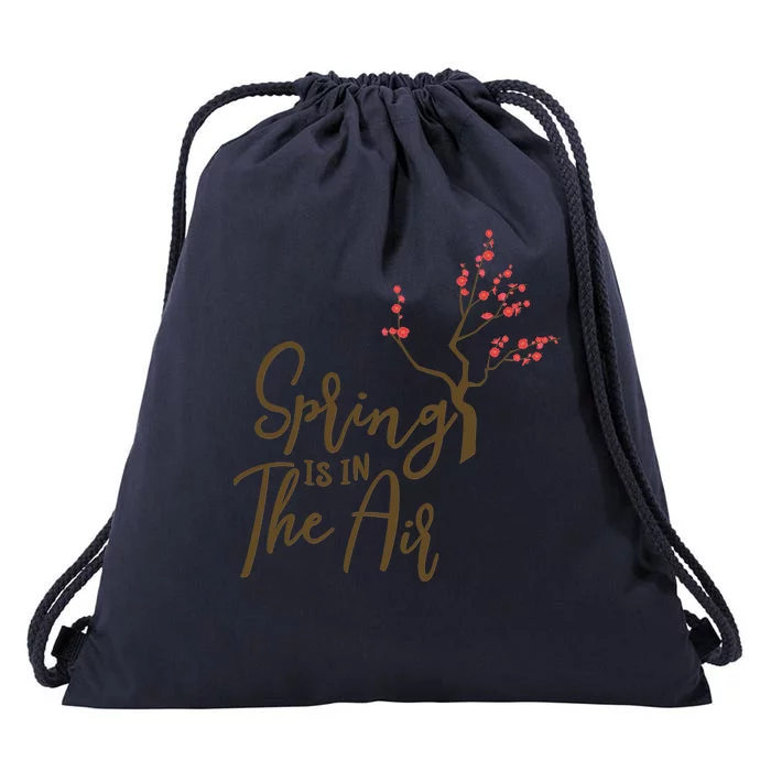 Spring Is In The Air Nature Drawstring Bag