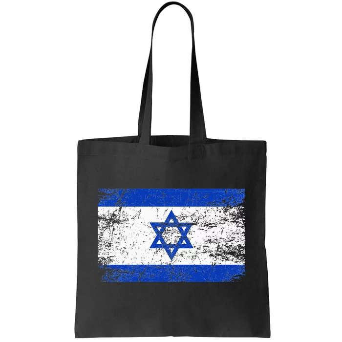 Support Israel I Stand With Israel Israeli Flag Tote Bag