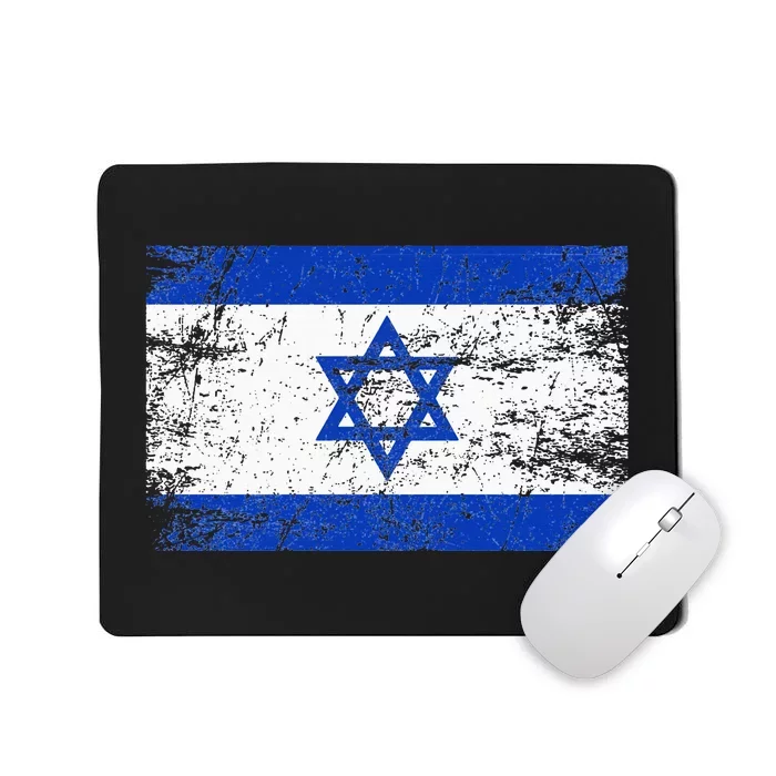 Support Israel I Stand With Israel Israeli Flag Mousepad