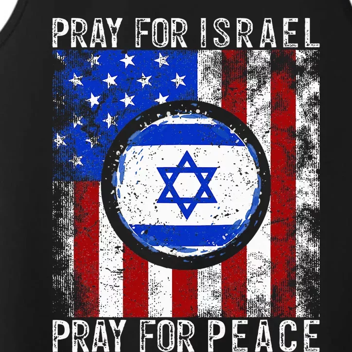 Support Israel I Stand With Israel  Pray For Israel Performance Tank