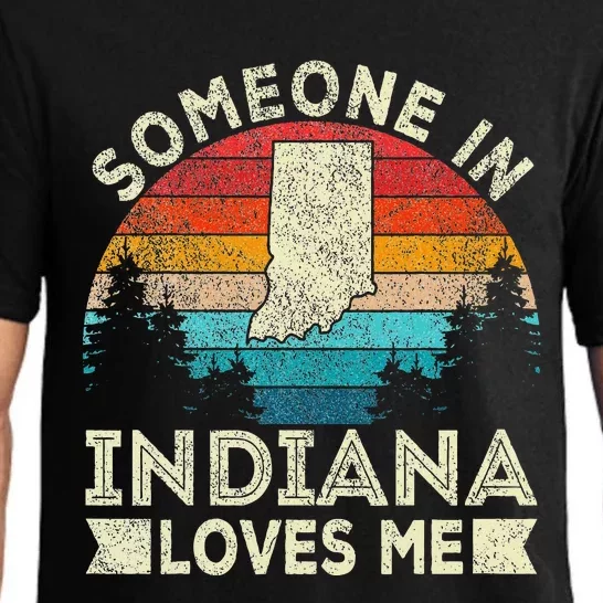 Someone In Indiana Loves Me Retro Indiana Pajama Set