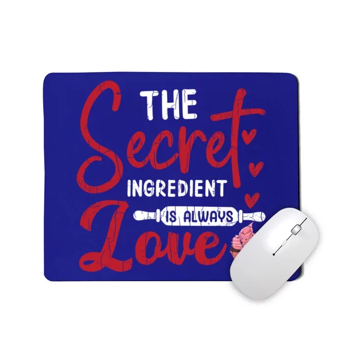 Secret Ingredient Is Love Valentines Day Graphic Gift Mousepad