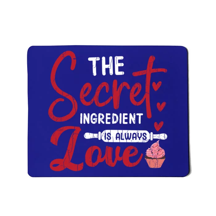 Secret Ingredient Is Love Valentines Day Graphic Gift Mousepad