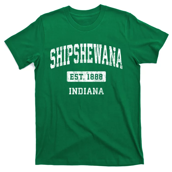 Shipshewana Indiana In Vintage Sports Established Design T-Shirt