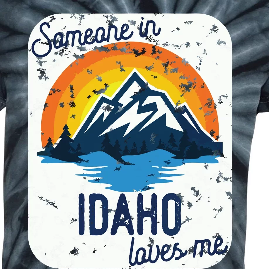 Someone In Idaho Loves Me Kids Tie-Dye T-Shirt