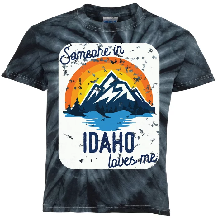 Someone In Idaho Loves Me Kids Tie-Dye T-Shirt