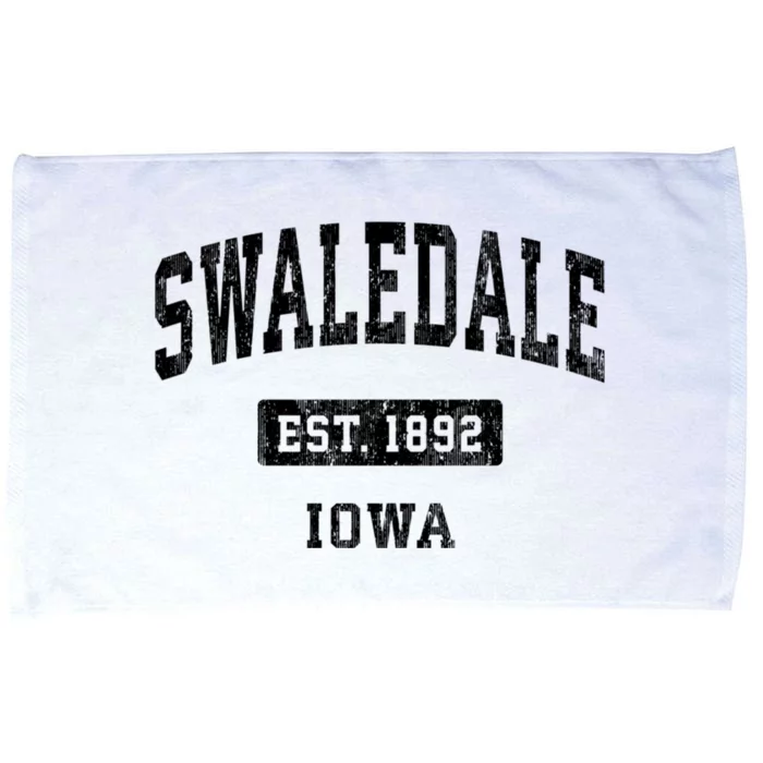 Swaledale Iowa Ia Vintage Sports Established Microfiber Hand Towel