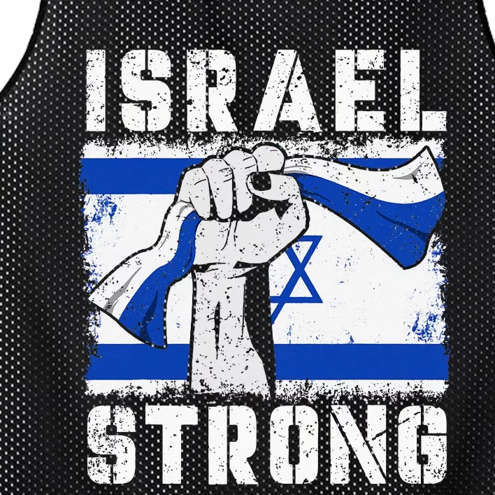 Support Israel I Stand With Israel Pray For Israel Mesh Reversible Basketball Jersey Tank