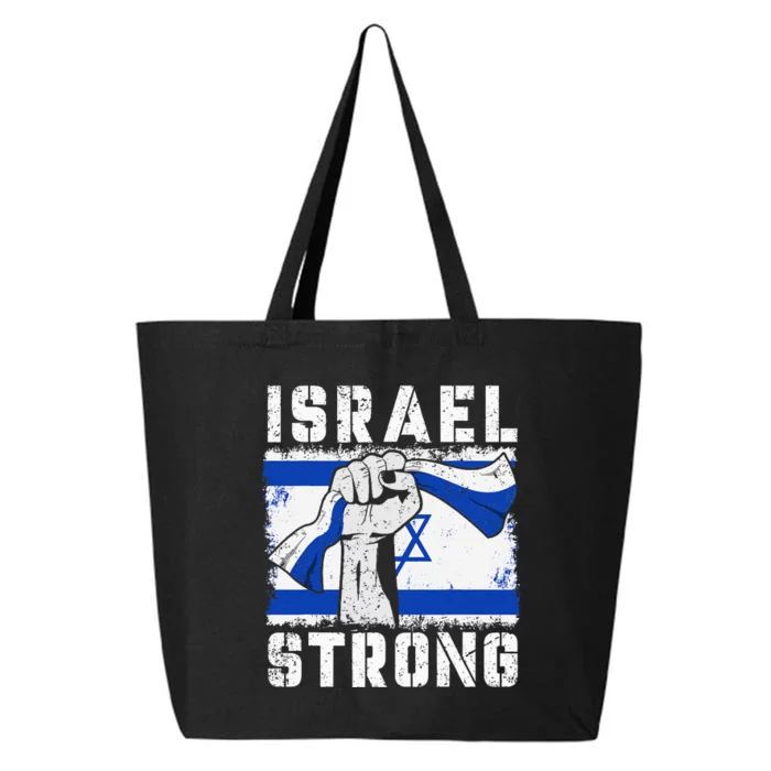 Support Israel I Stand With Israel Pray For Israel 25L Jumbo Tote