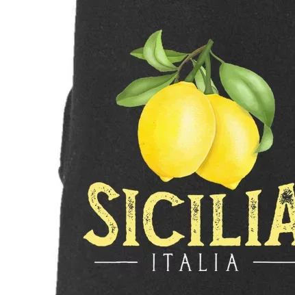 Sicilia Italia Italian Lemons Proud Sicilian Doggie 3-End Fleece Hoodie