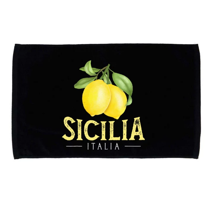 Sicilia Italia Italian Lemons Proud Sicilian Microfiber Hand Towel