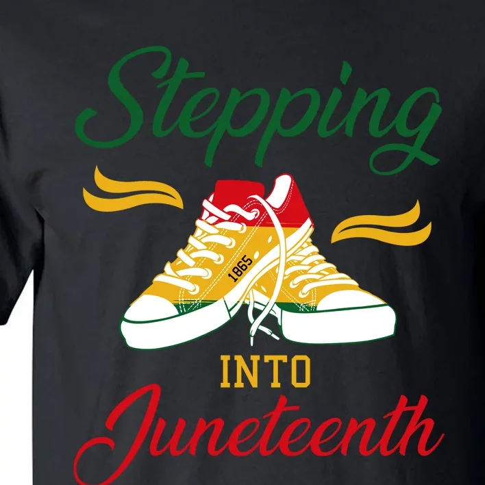 Stepping Into Juneteenth Celebration Tall T-Shirt