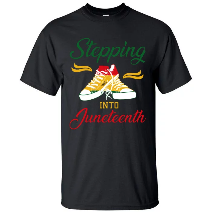 Stepping Into Juneteenth Celebration Tall T-Shirt