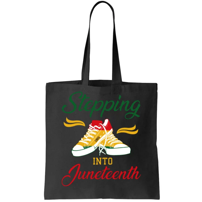 Stepping Into Juneteenth Celebration Tote Bag