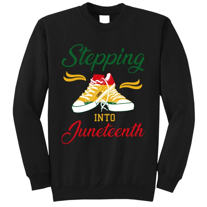 Stepping Into Juneteenth Celebration Tall Sweatshirt