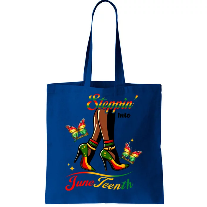 Stepping Into Junenth Black History Gift Tote Bag