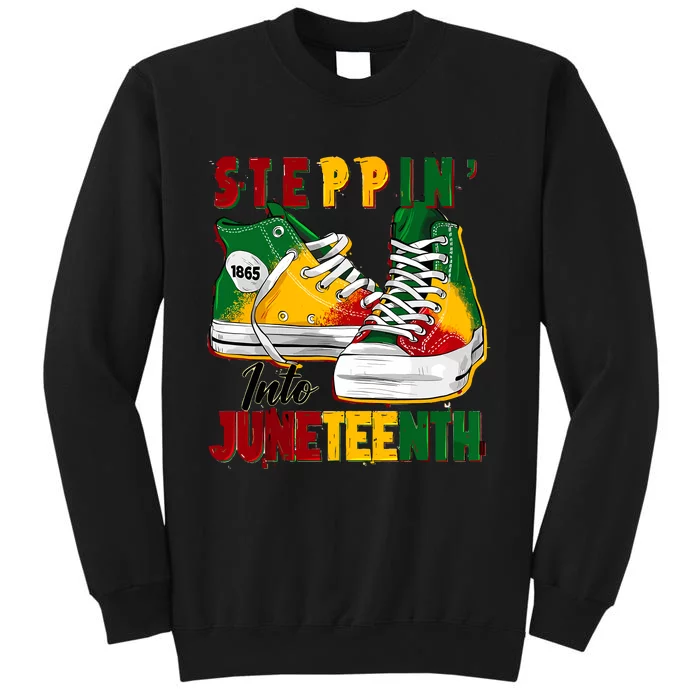 Steppin Into Juneteenth Like My Ancestors 1865 Freedom Day Sweatshirt