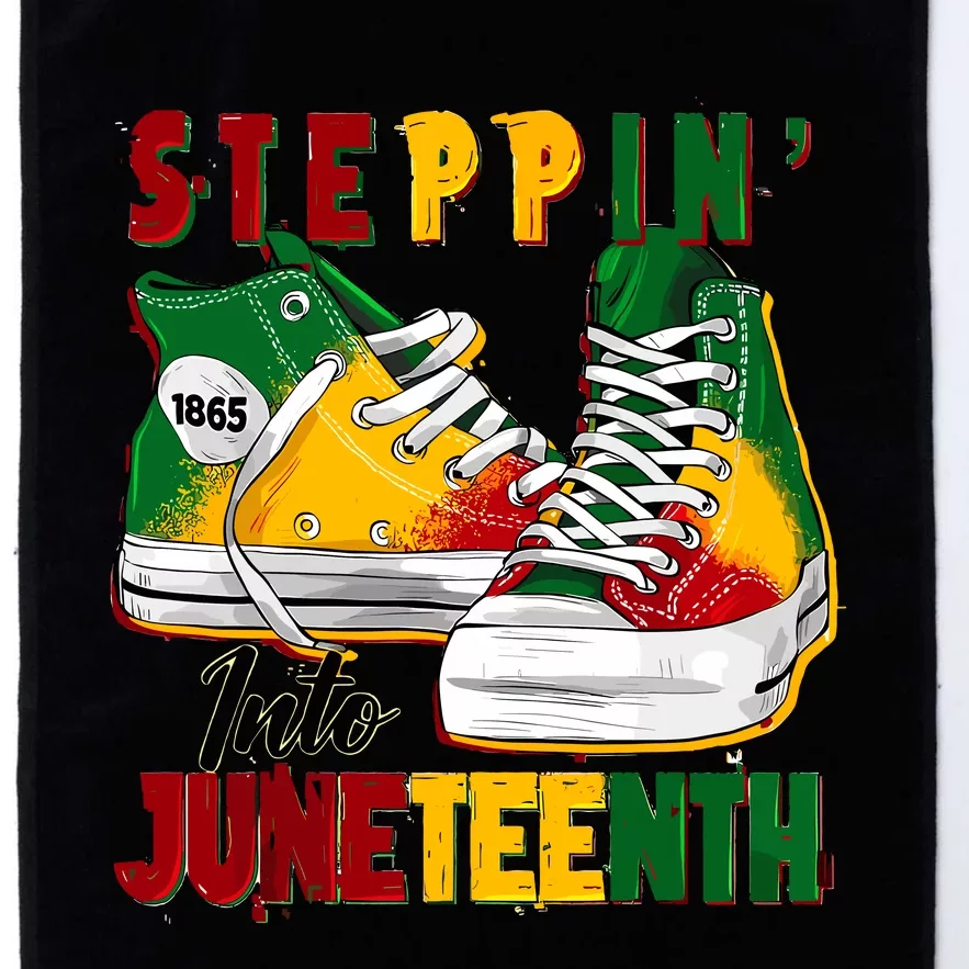 Steppin Into Juneteenth Like My Ancestors 1865 Freedom Day Platinum Collection Golf Towel