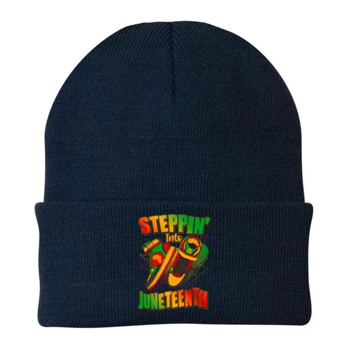 Steppin Into Juneteenth Sneaker Gym Shoes Celebrate Juneteenth Knit Cap Winter Beanie