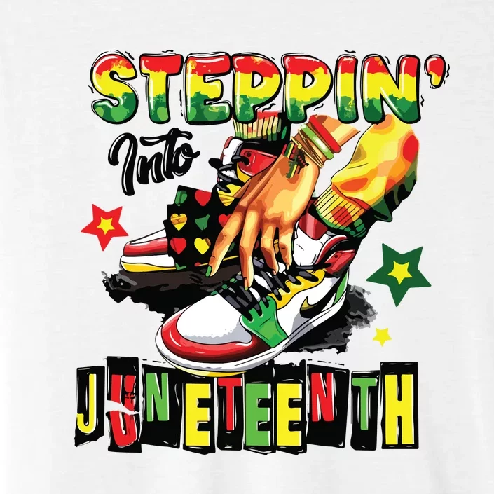 Steppin Into Juneteenth Black Freedom 1865 History Month ChromaSoft Performance T-Shirt