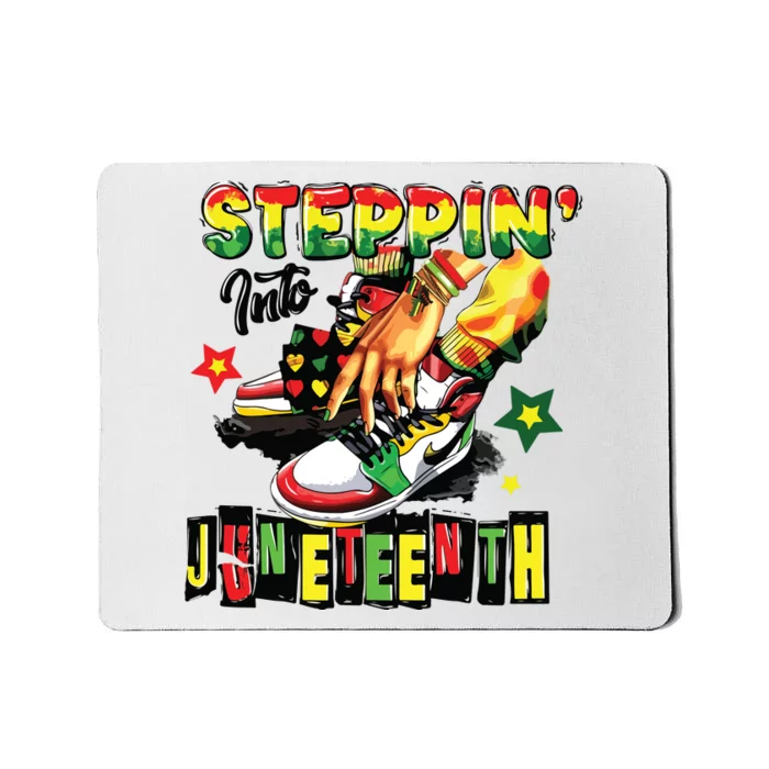 Steppin Into Juneteenth Black Freedom 1865 History Month Mousepad