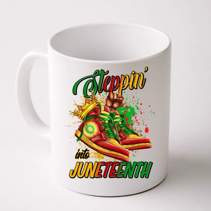 Stepping Into Junenth Like My Ancestors Shoes Great Gift Front & Back Coffee Mug