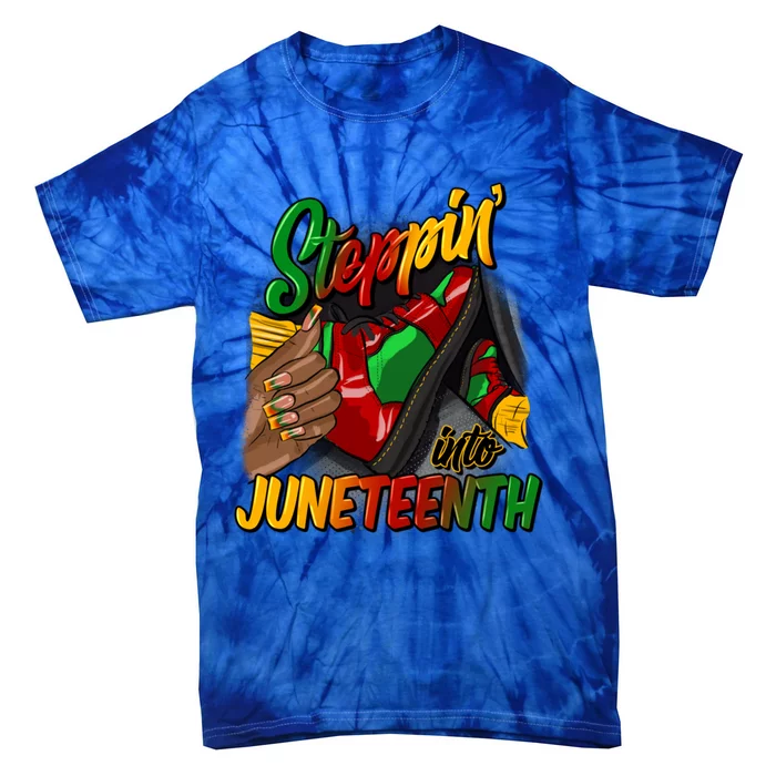 Stepping Into Junenth Remembering My Ancestors Gift Tie-Dye T-Shirt