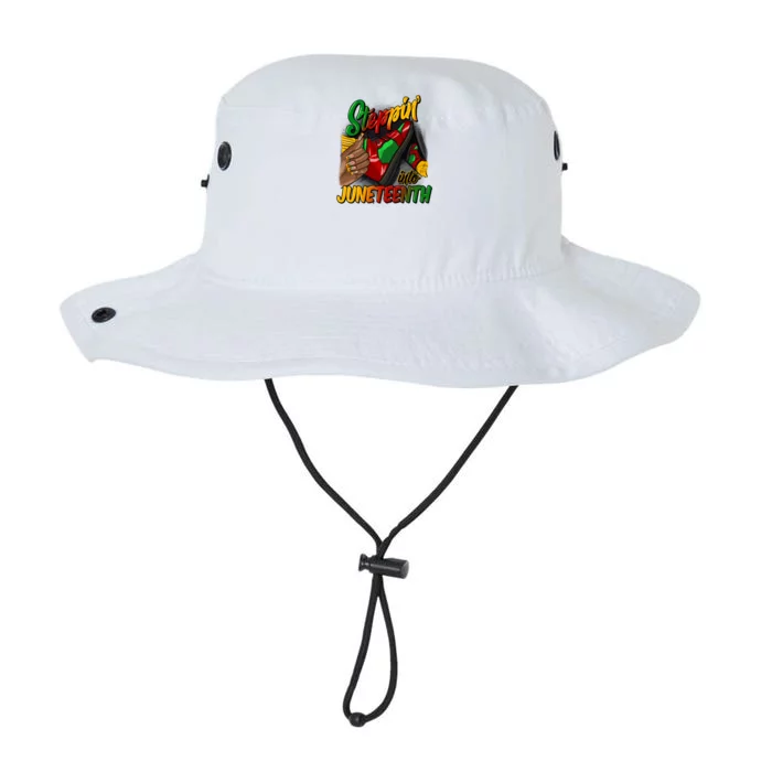 Stepping Into Junenth Remembering My Ancestors Gift Legacy Cool Fit Booney Bucket Hat