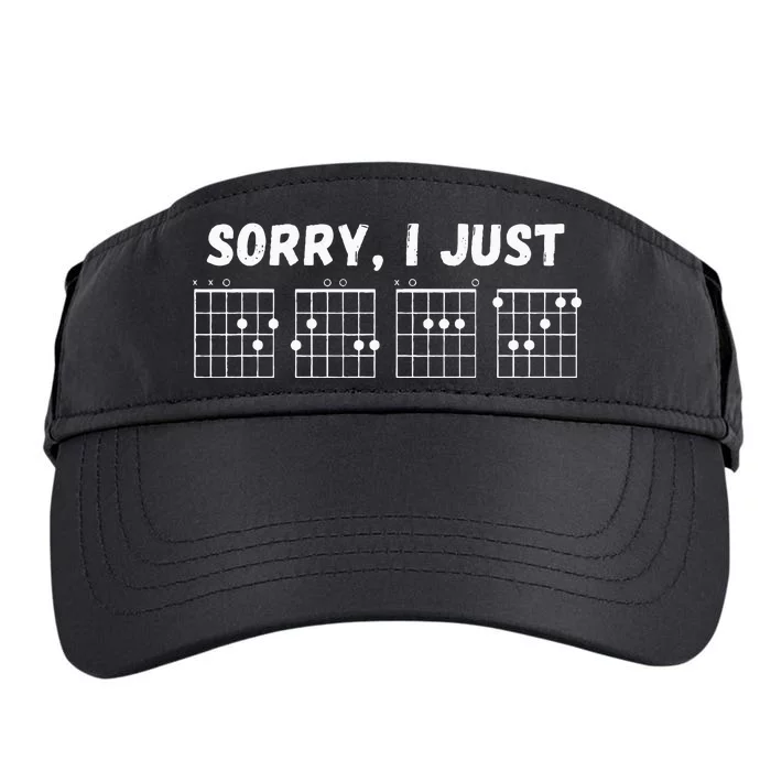 Sorry I Just DGAF Chords Hidden Message Funny Guitar Adult Drive Performance Visor