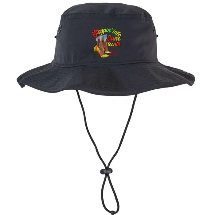 Stepping Into Juneteenth African American Black History Day Legacy Cool Fit Booney Bucket Hat