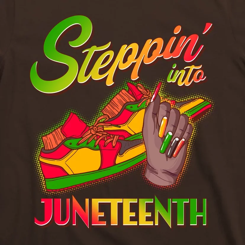 Steppin Into Juneteenth T-Shirt