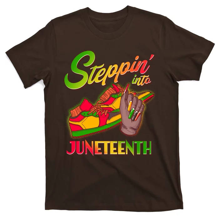 Steppin Into Juneteenth T-Shirt