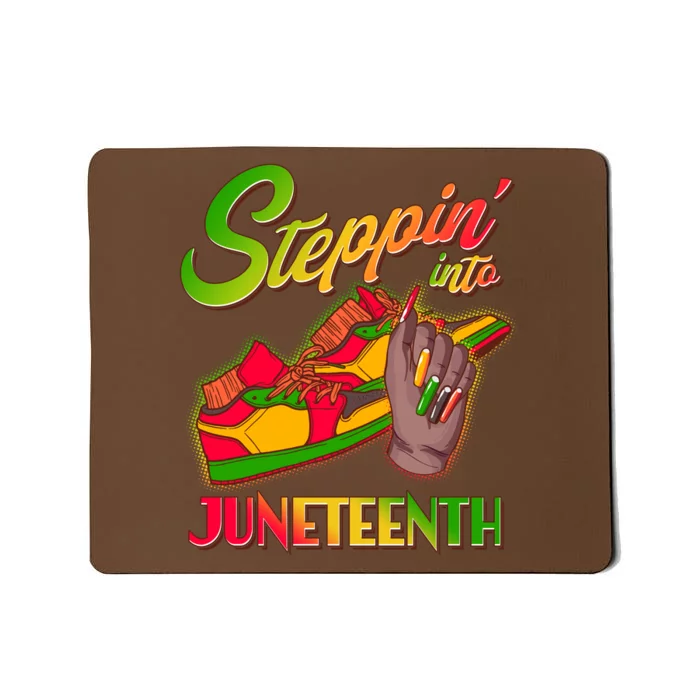 Steppin Into Juneteenth Mousepad