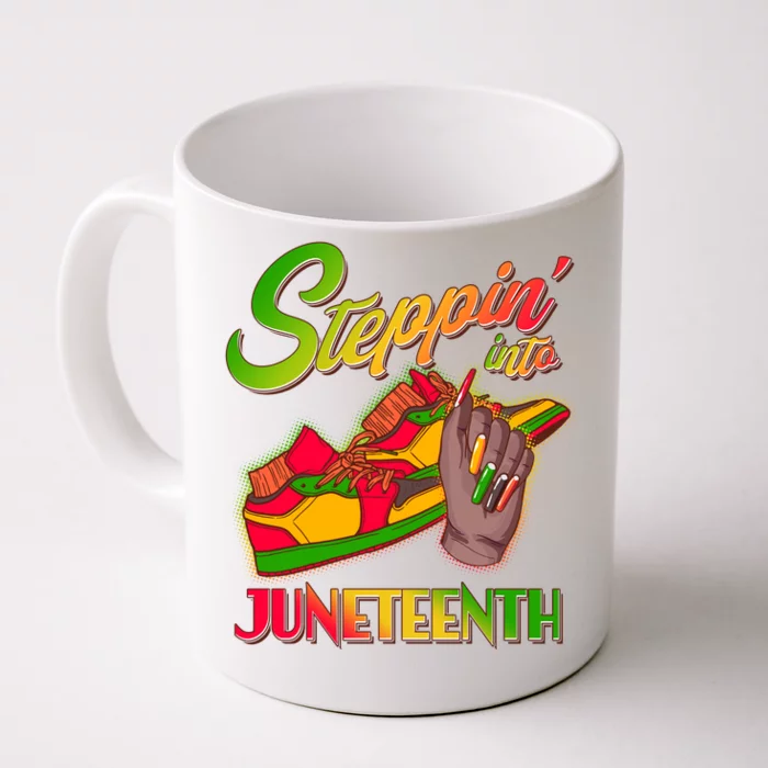 Steppin Into Juneteenth Front & Back Coffee Mug