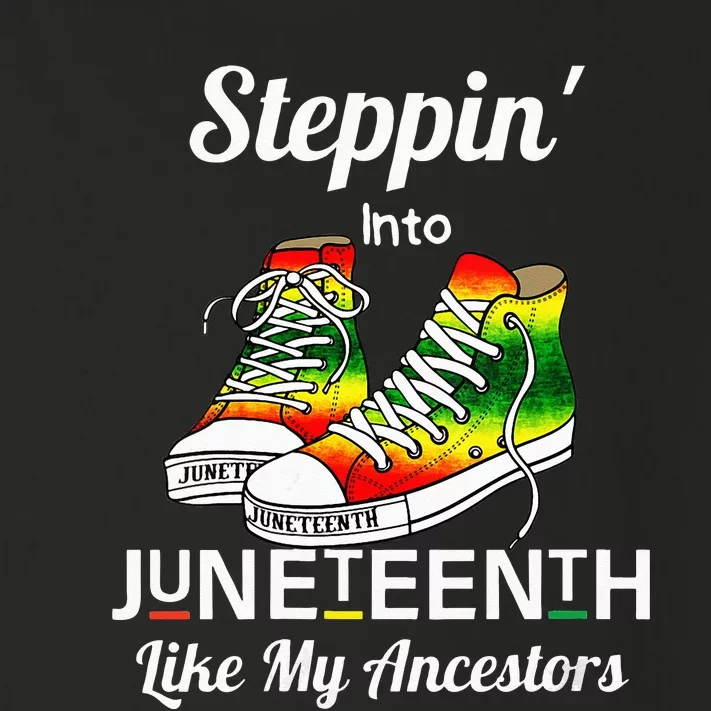 Stepping Into Juneteenth Like My Ancestors Happy Juneteenth Toddler Long Sleeve Shirt