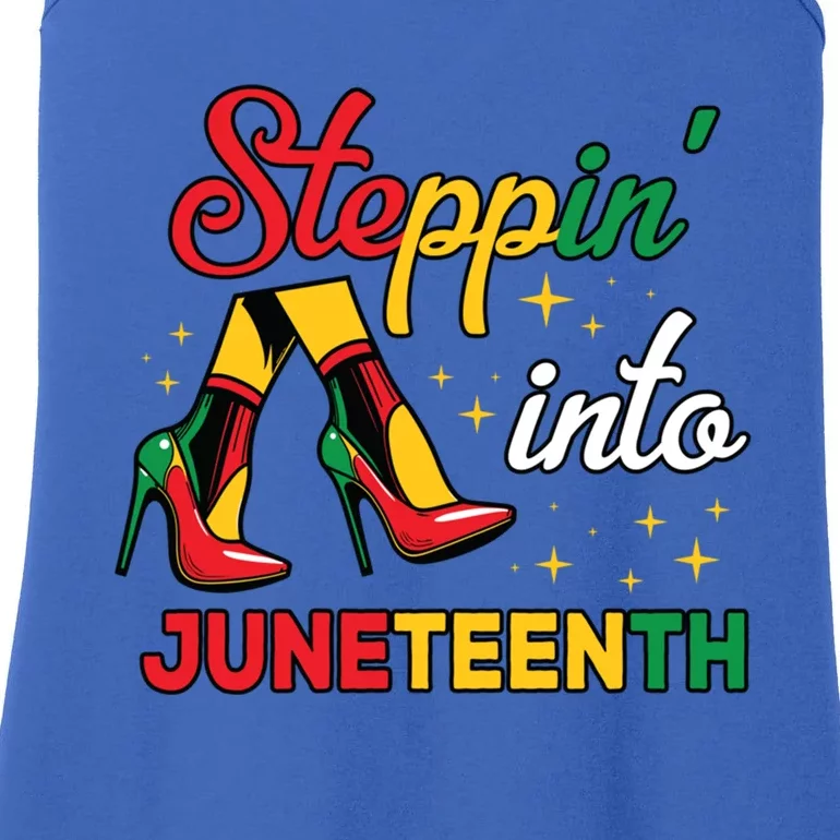 Stepping Into Junenth Remembering My Ancestors Gift Ladies Essential Tank