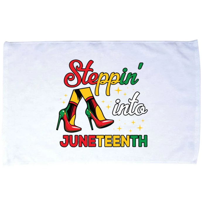 Stepping Into Junenth Remembering My Ancestors Gift Microfiber Hand Towel