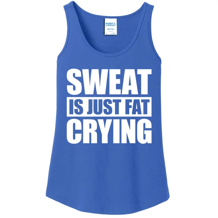 Sweat Is Just Fat Crying Gift Sweat Is Fat Crying Gift Ladies Essential Tank