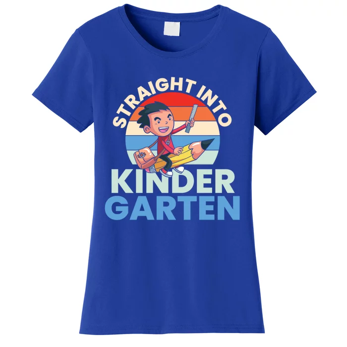 Straight Into Kindergarten Cute Kindergarten Meaningful Gift Women's T-Shirt