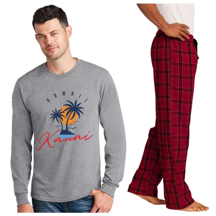 Summer In Kauai Beach Hawaii Long Sleeve Pajama Set