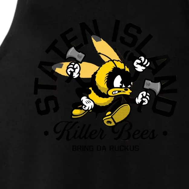 Staten Island Killer Bees Ladies Tri-Blend Wicking Tank