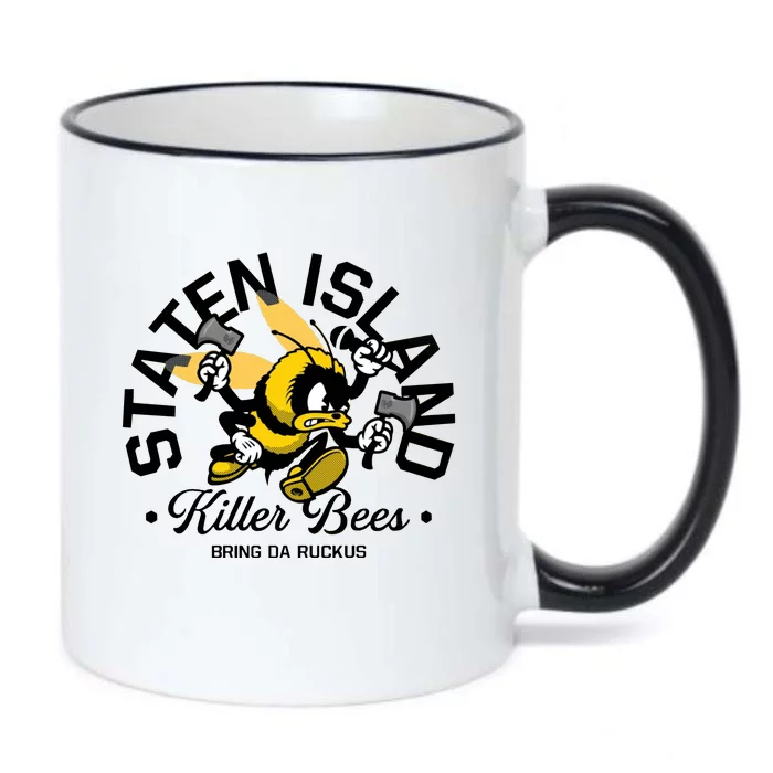 Staten Island Killer Bees Black Color Changing Mug