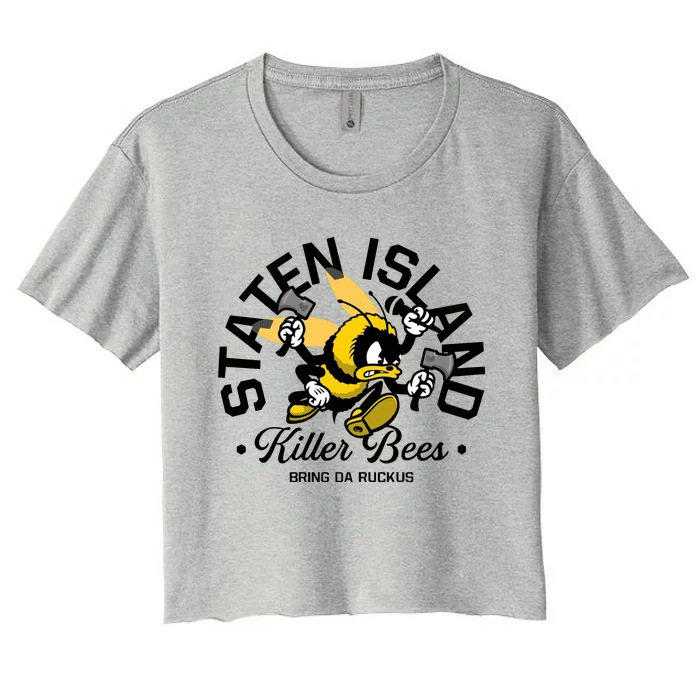 Staten Island Killer Bees Women's Crop Top Tee